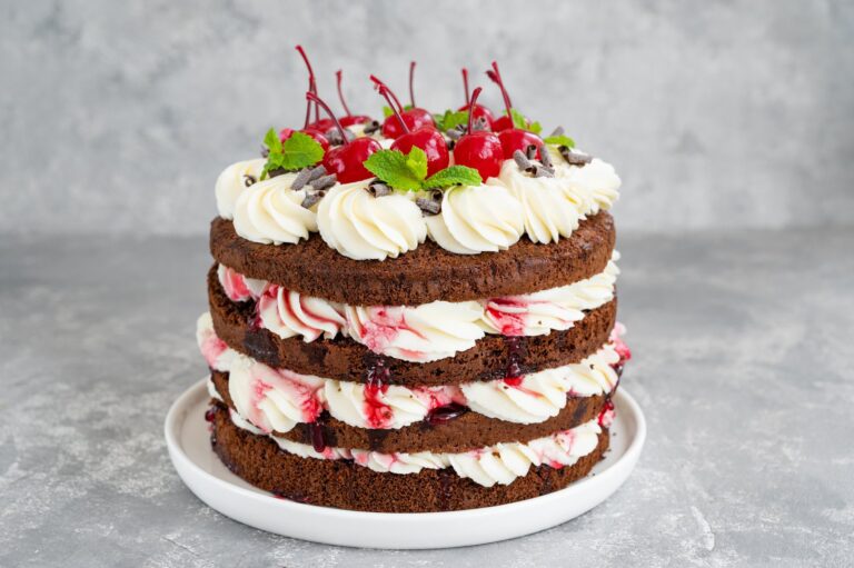 Naked Schwarzwälder Waffeltorte