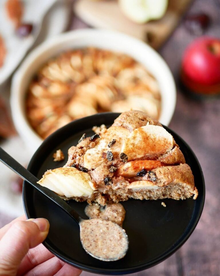 Tot fait aux pommes à la cannelle et amandes crunchy