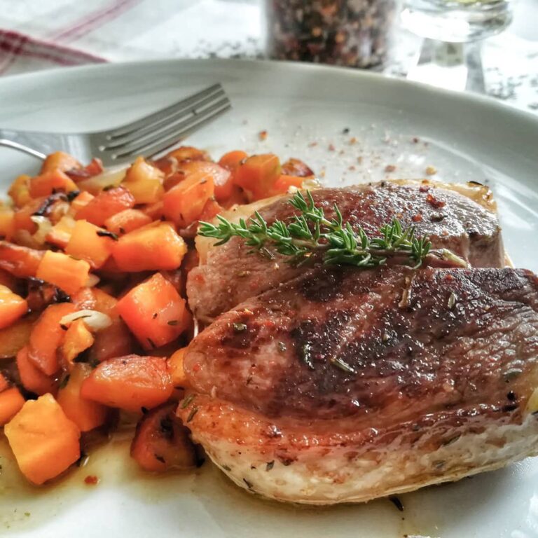 Tournedos de magrets de canard au pineau