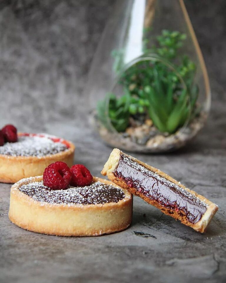 Tartelette choco-framboise fondante