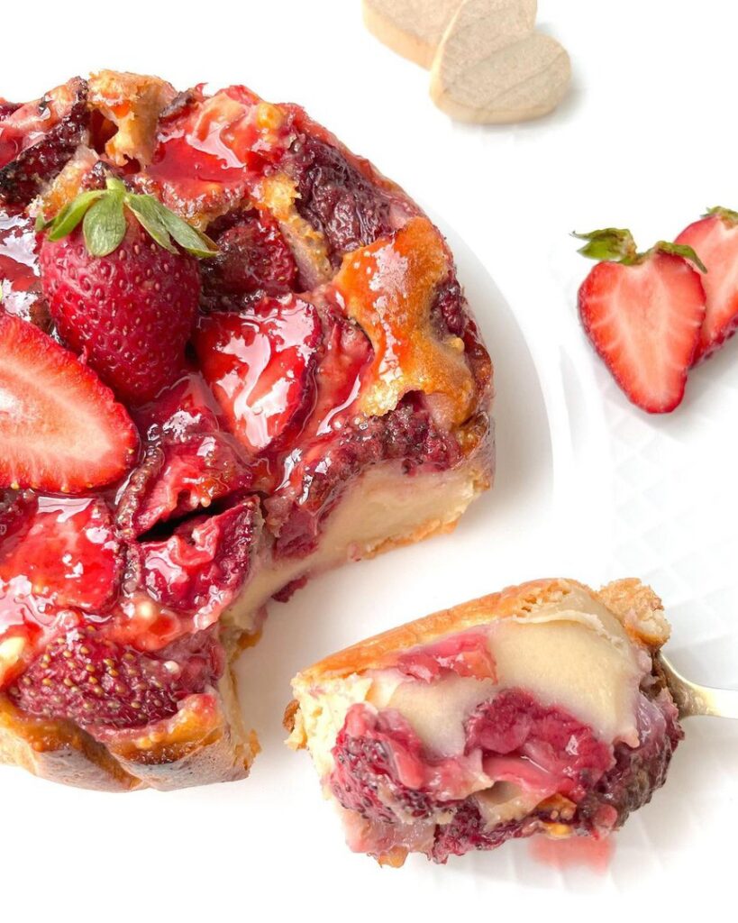 Clafoutis fraises facile