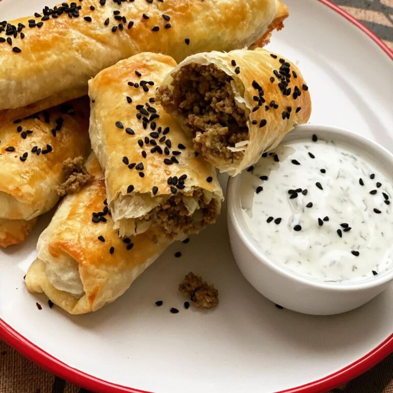 Pâte feuilletée à la viande hachée