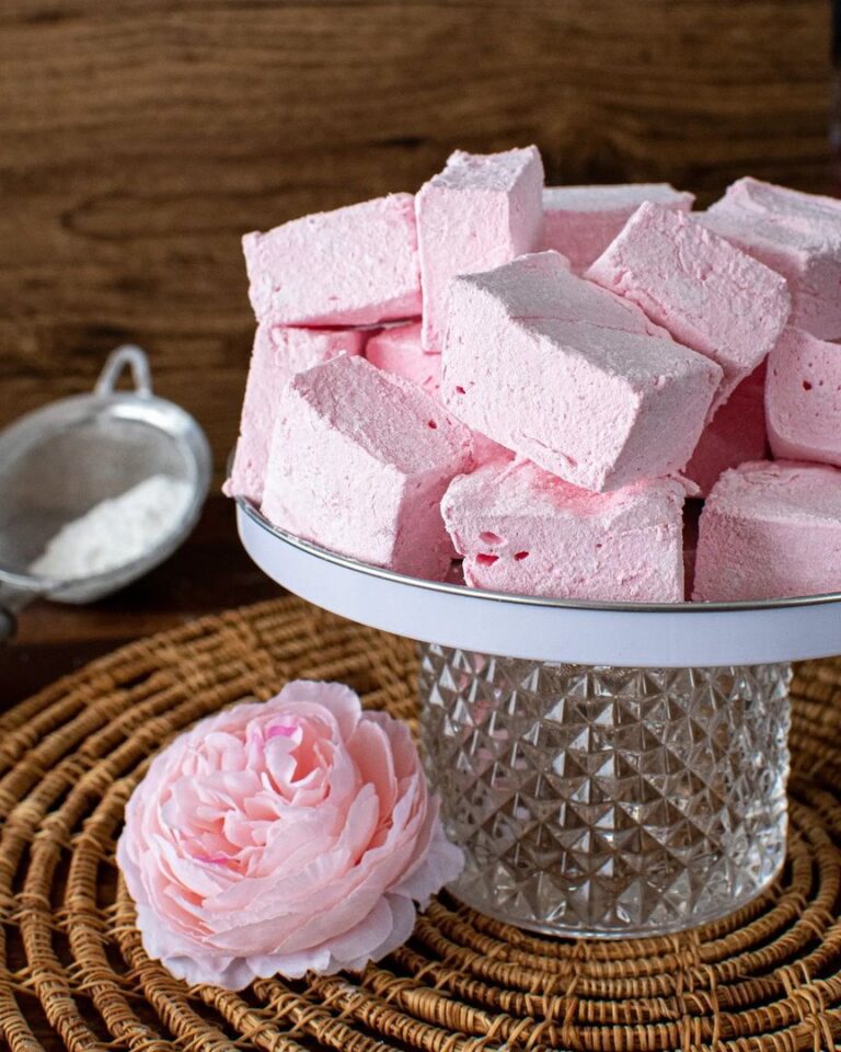 Guimauve à la rose
