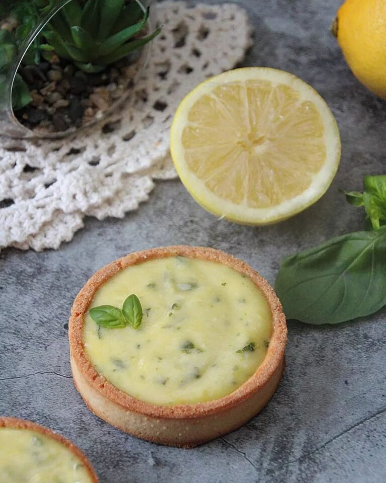 Tartelettes citron basilic