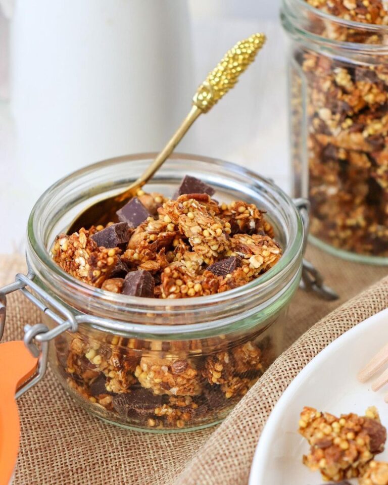 Granola au millet – graines de lin
