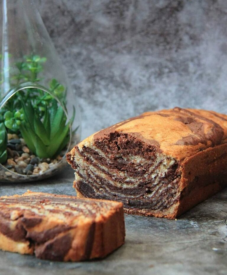 Banana bread zébré
