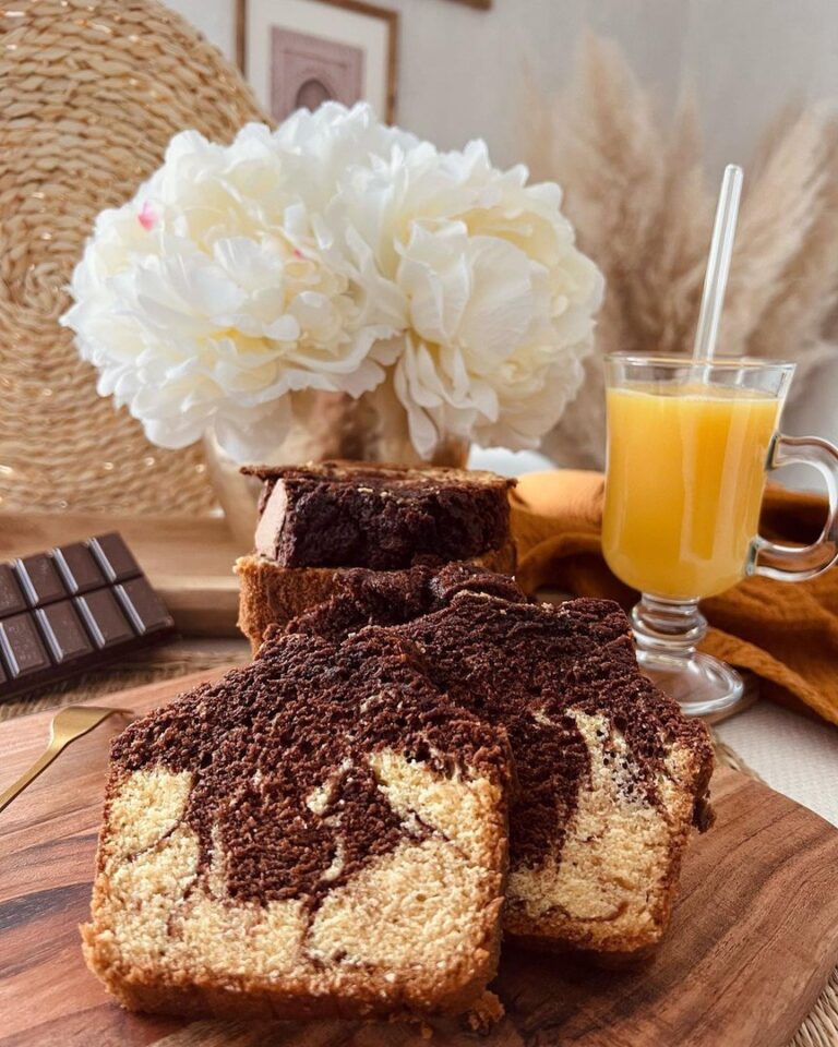 Cake marbré moelleux et gourmand