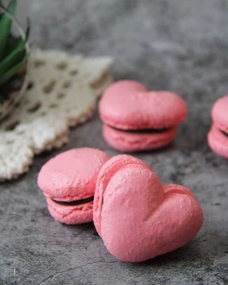 Macarons de Saint-Valentin