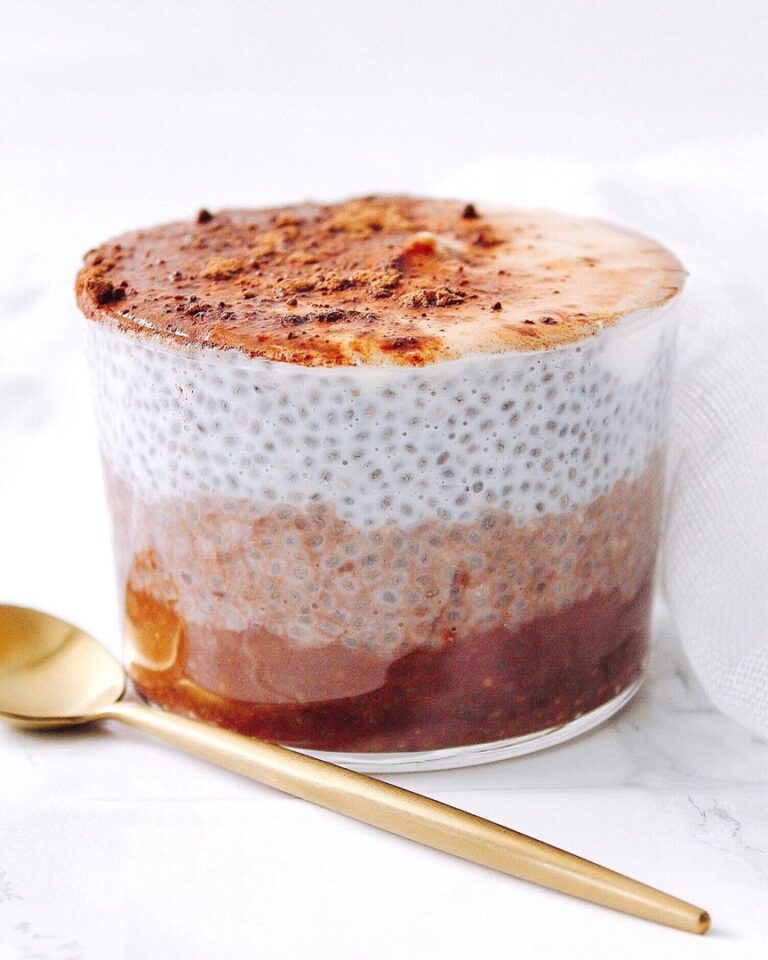 Pudding de chia façon Tiramisu choco