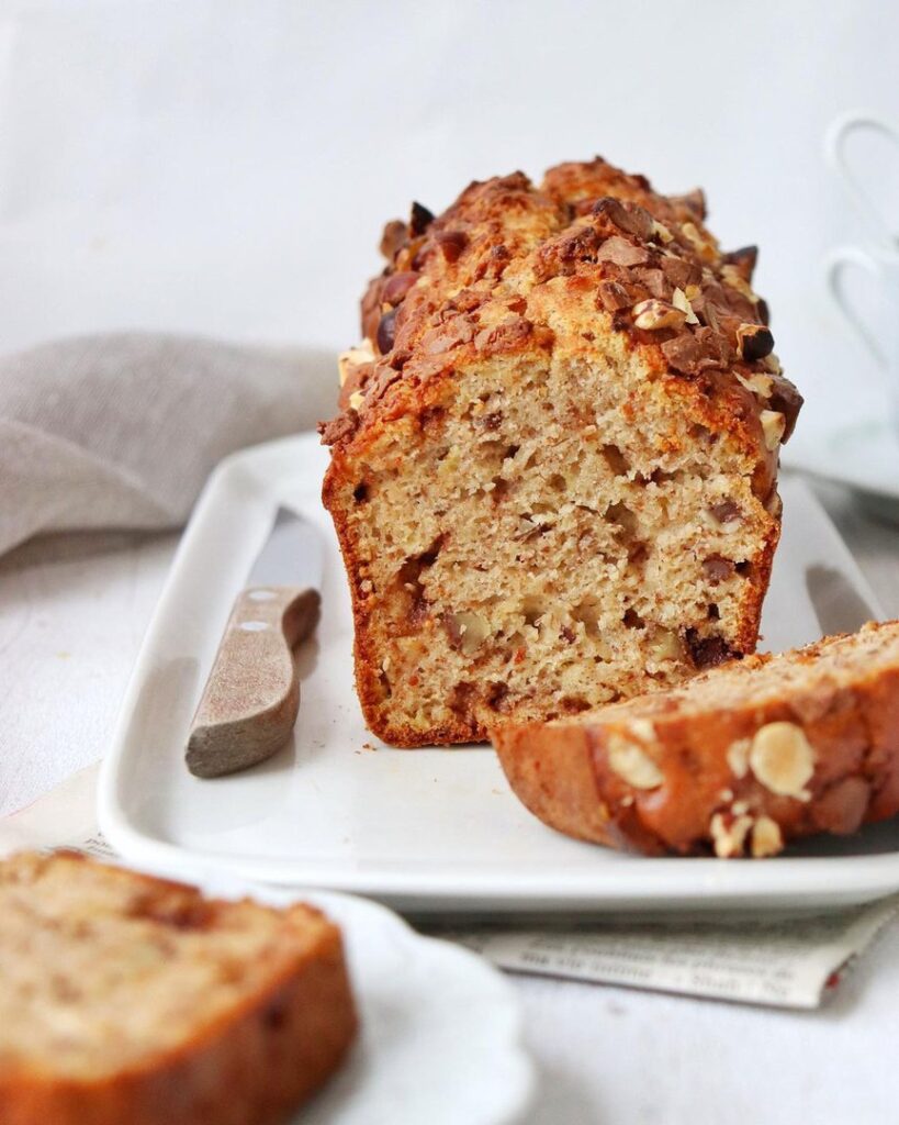 Bananabread praliné – noisettes