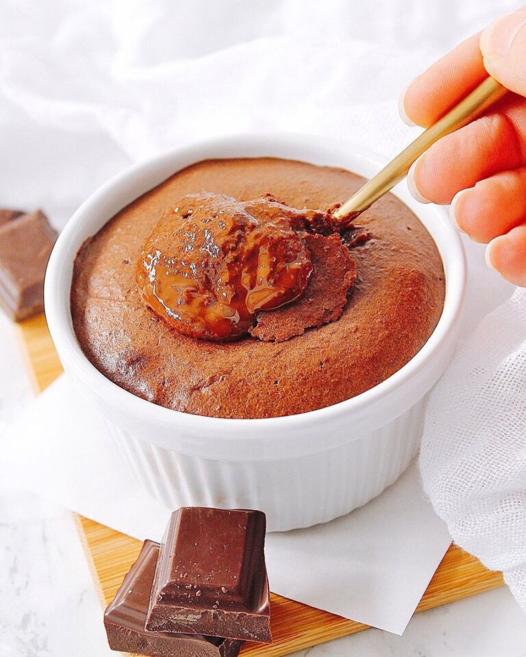 Fondant coeur coulant au chocolat