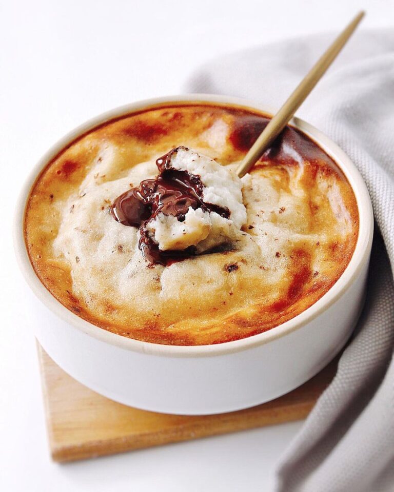 Fondant à la banane et au chocolat