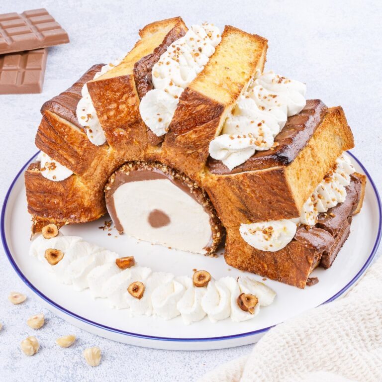 Roulé glacé et sa brioche gourmande