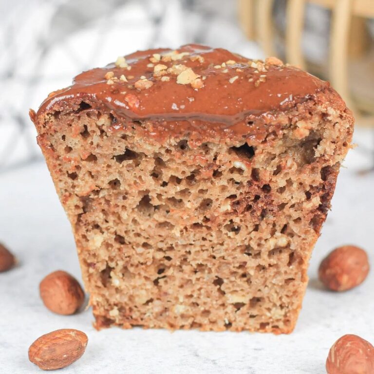 Muffins d&rsquo;avoine proteinés chocolat & noisette