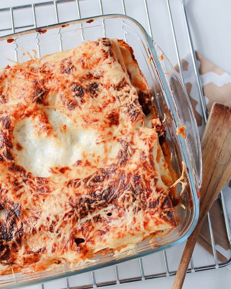 Lasagnes Bolo & béchamel allégée