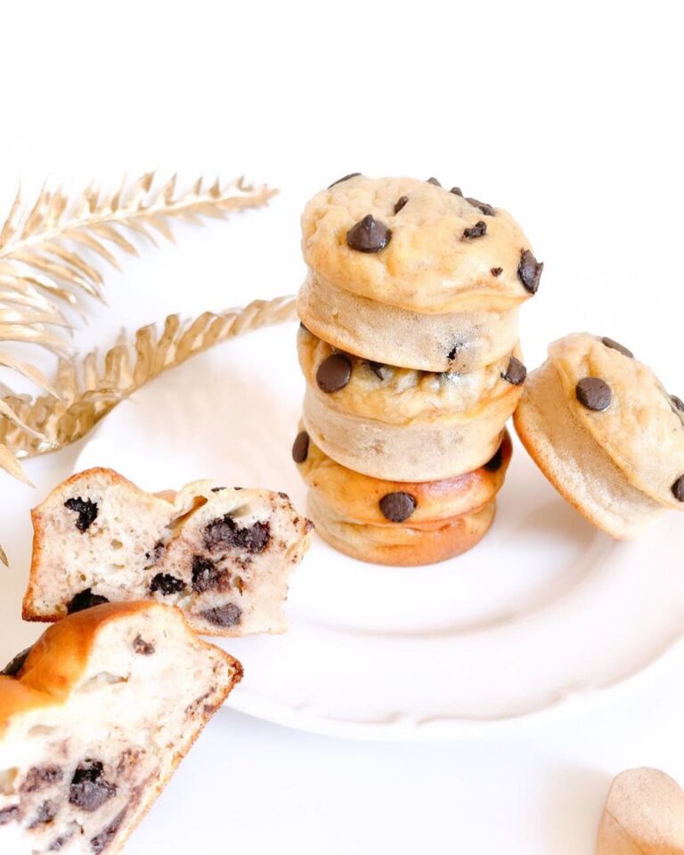Petits gâteaux à la banane et aux pépites de chocolat