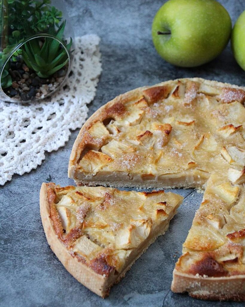 Tarte normande fondante