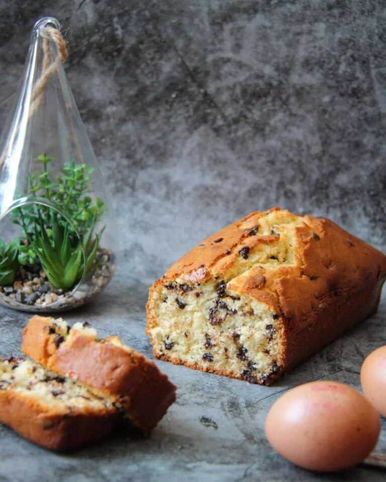 Cake aux pépites de chocolat