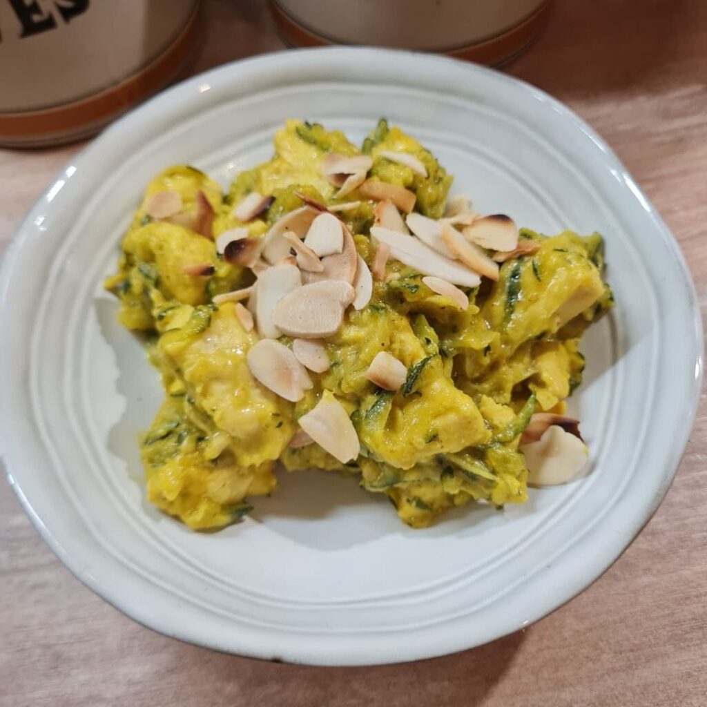 Courgettes à curry