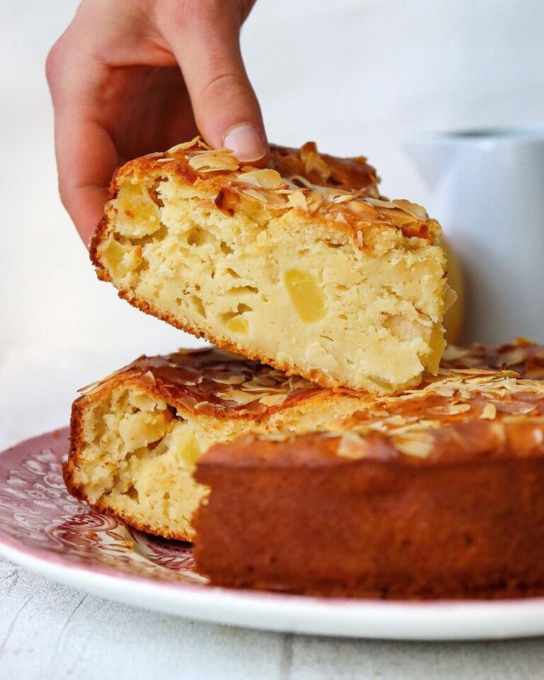 Cake fondant à la pomme & ricotta