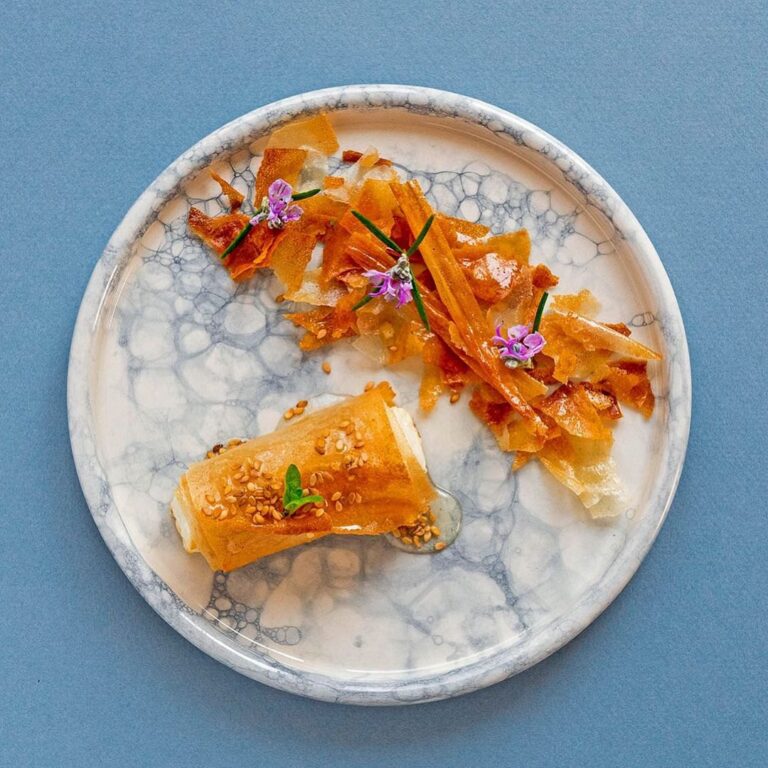 Petites brick de feta au miel