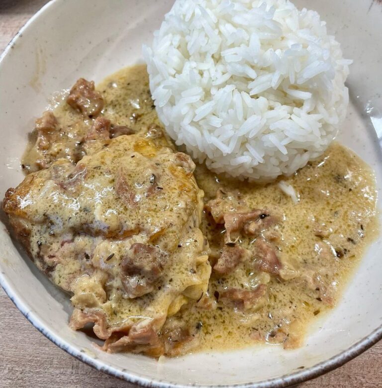 Hauts de cuisses sauce parmesan
