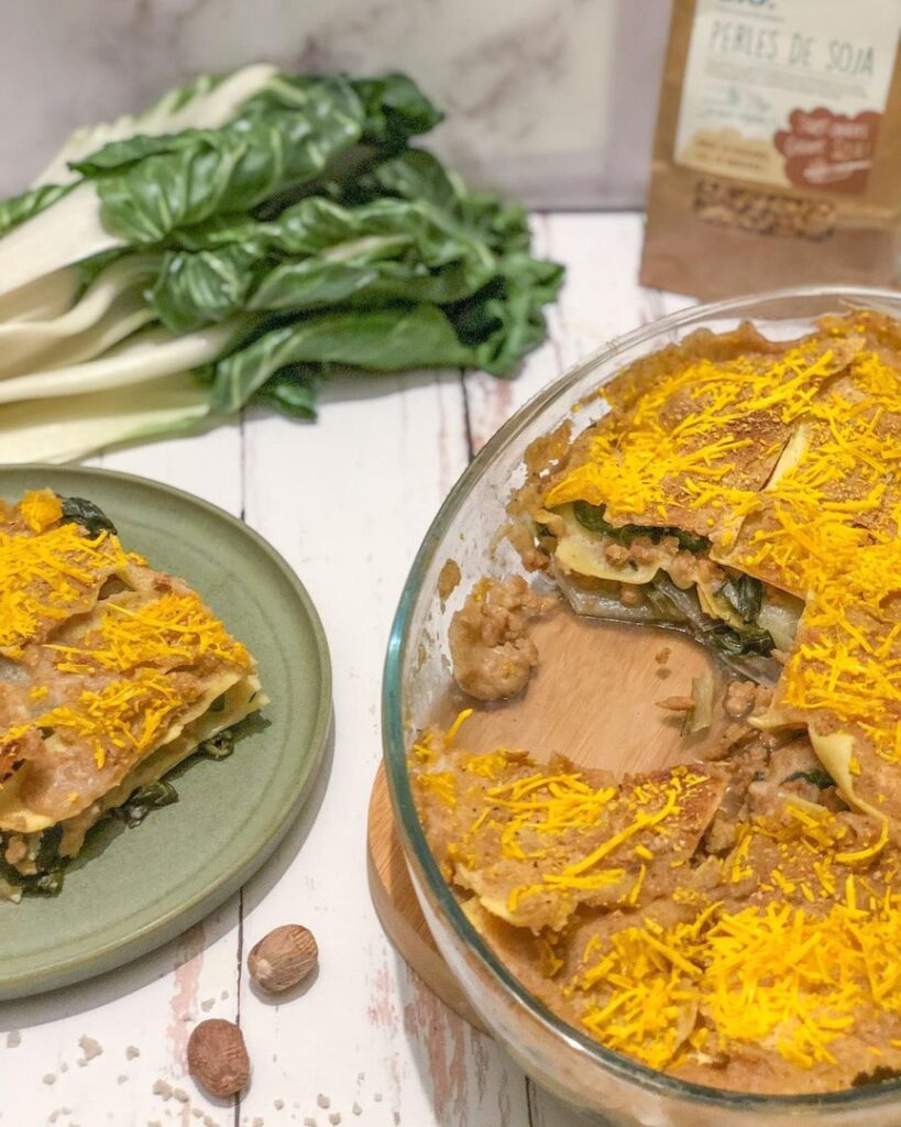 Lasagnes aux légumes verts