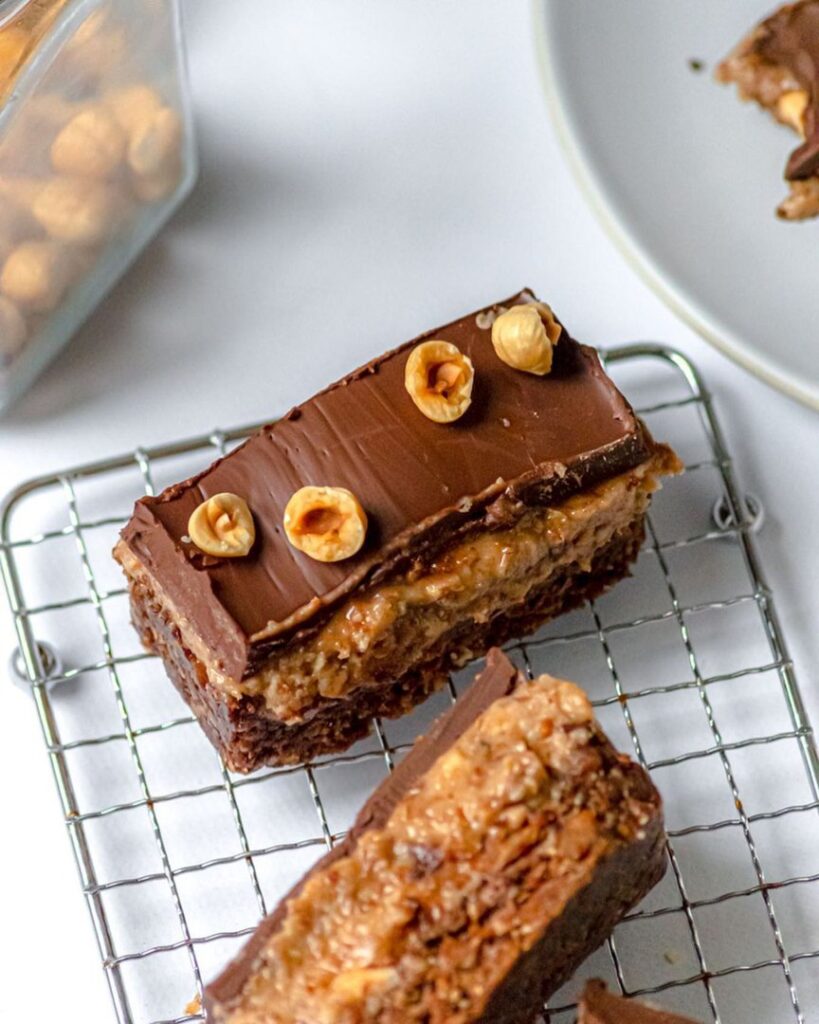Barres chocolat noisettes et dattes