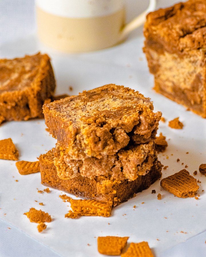 Banana bread marbré – speculoos