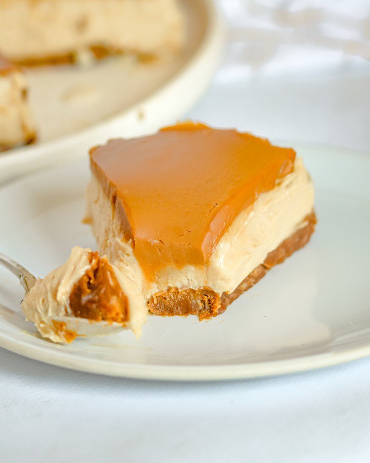 Cheesecake vegan coco et speculoos