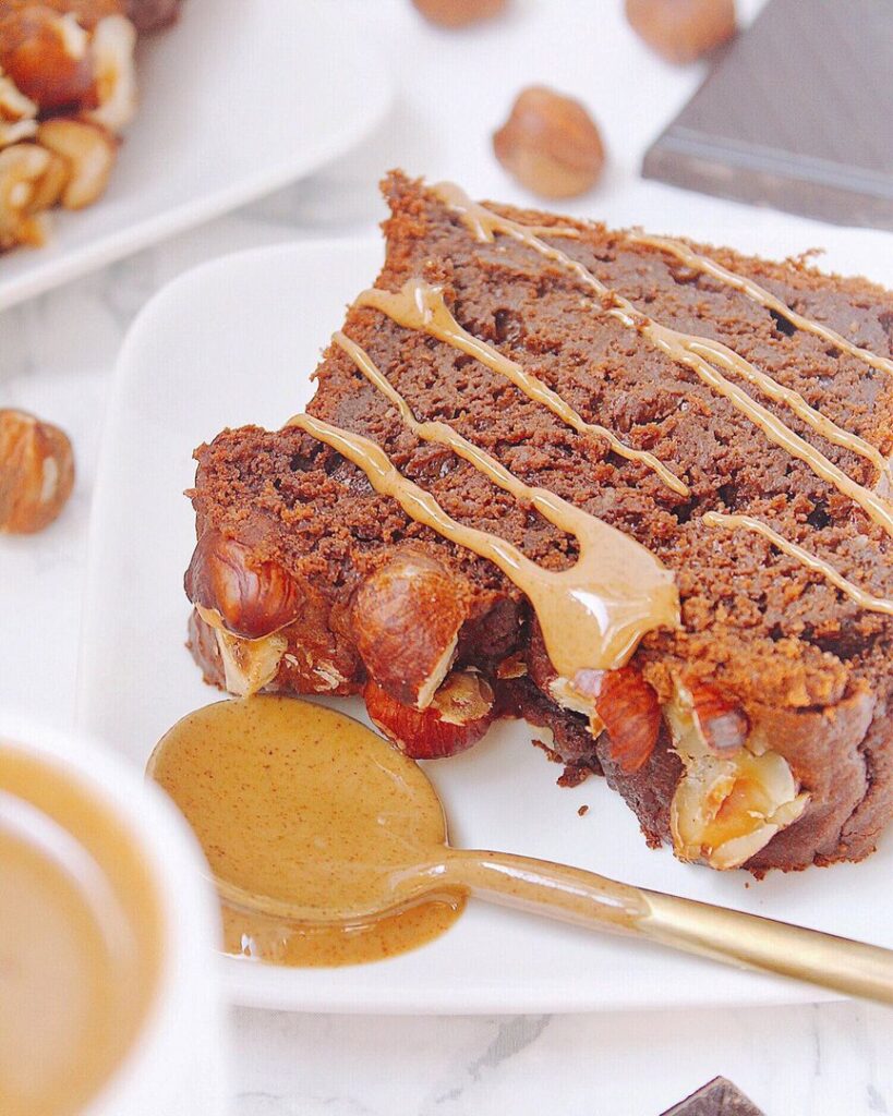 Cake chocolat noisette