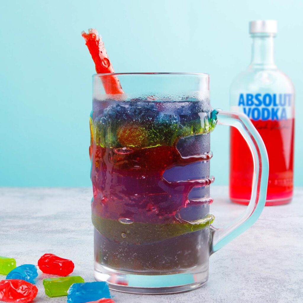 Wodka Regenbogen Smoothie