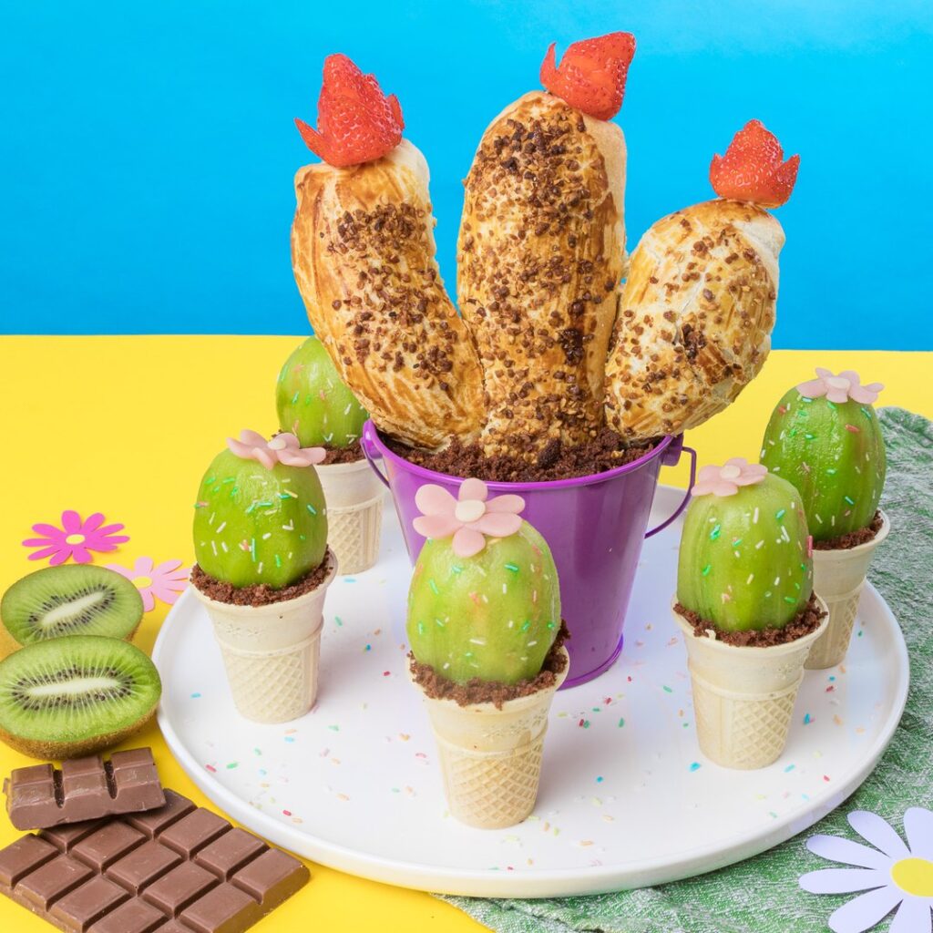 Kaktus Snack für Kinder