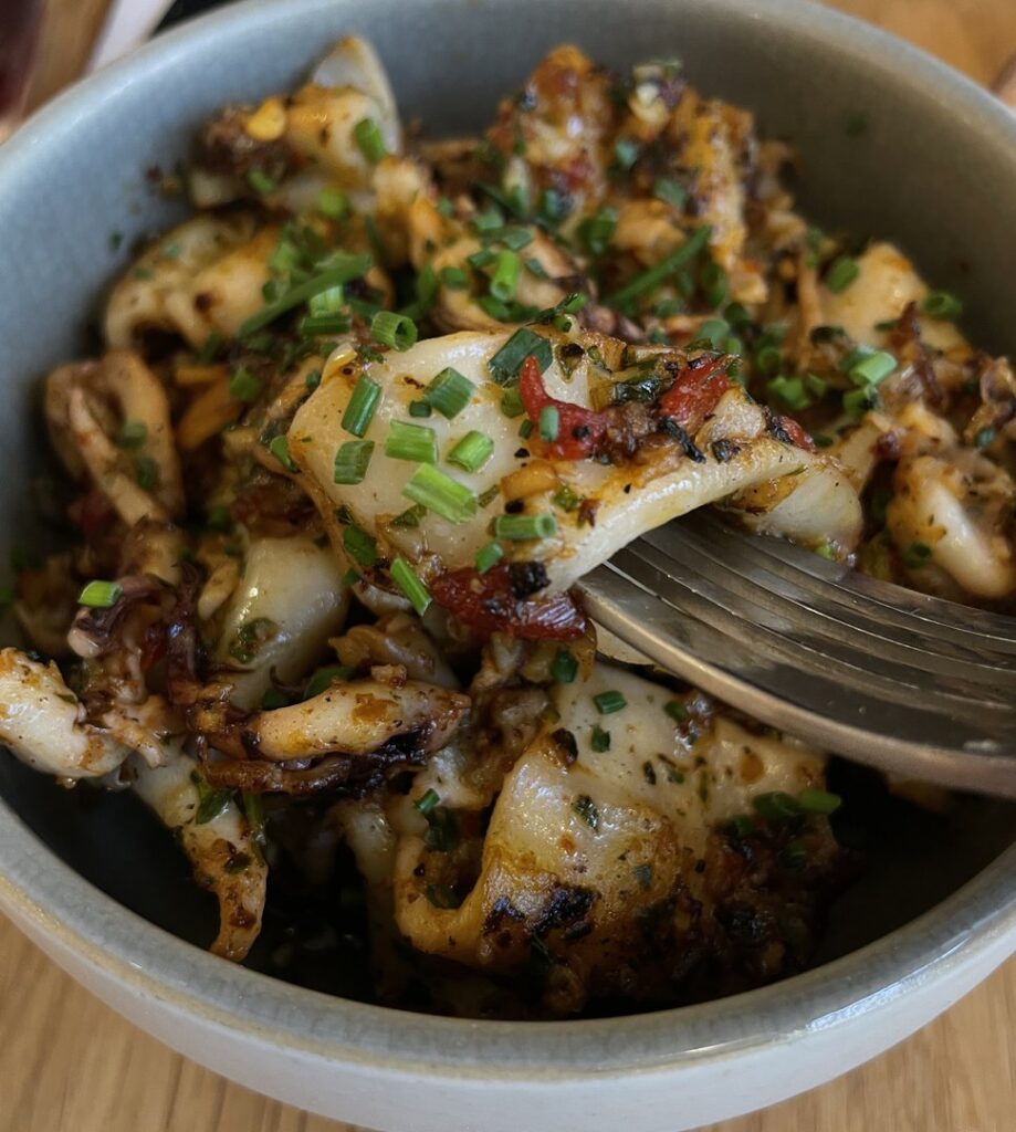 Chipirons à la plancha