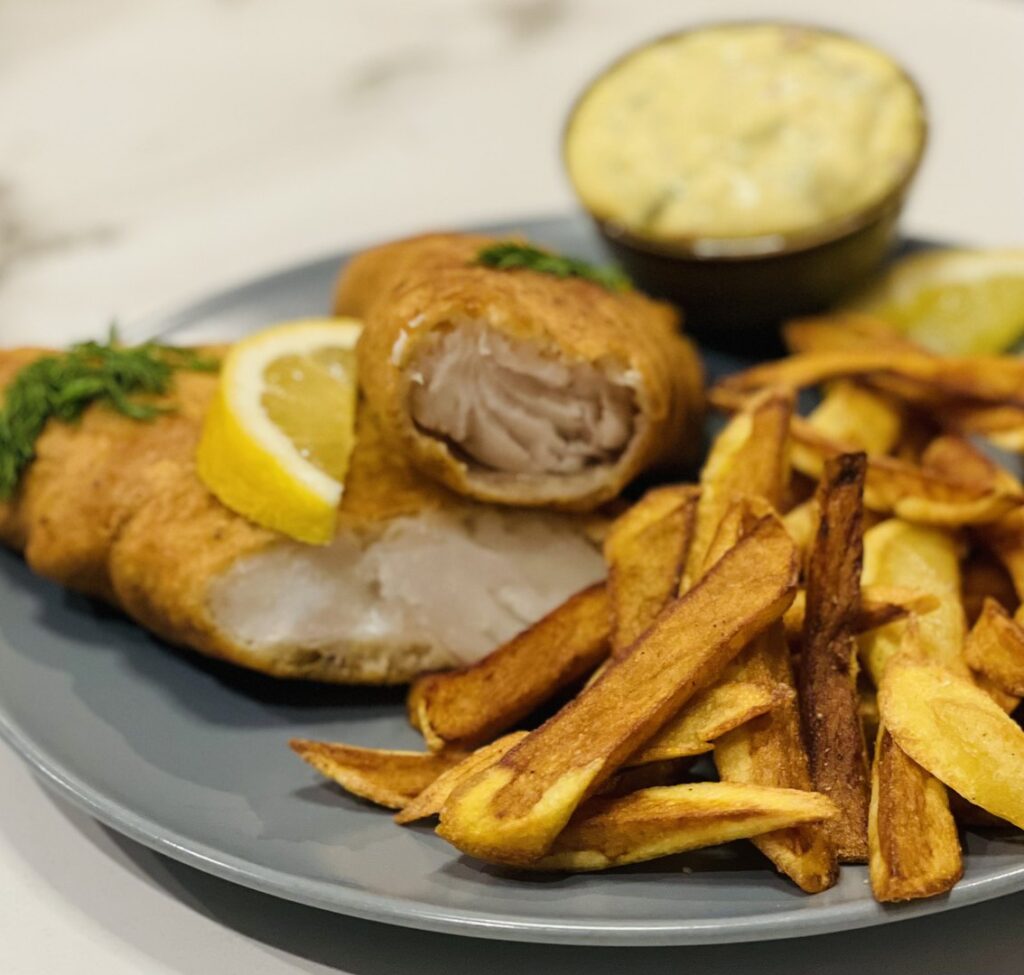 Fish and chips croustillant