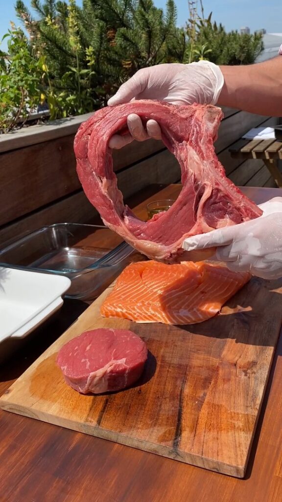 Salmón y filete!