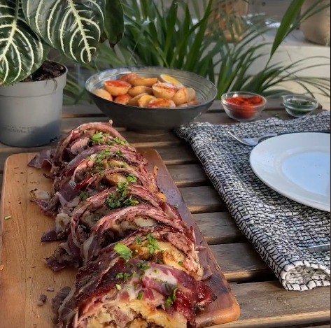 Rooftop BBQ Frühstück