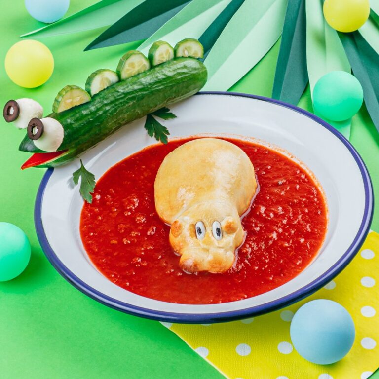 Hungriges Hippo Mittagessen