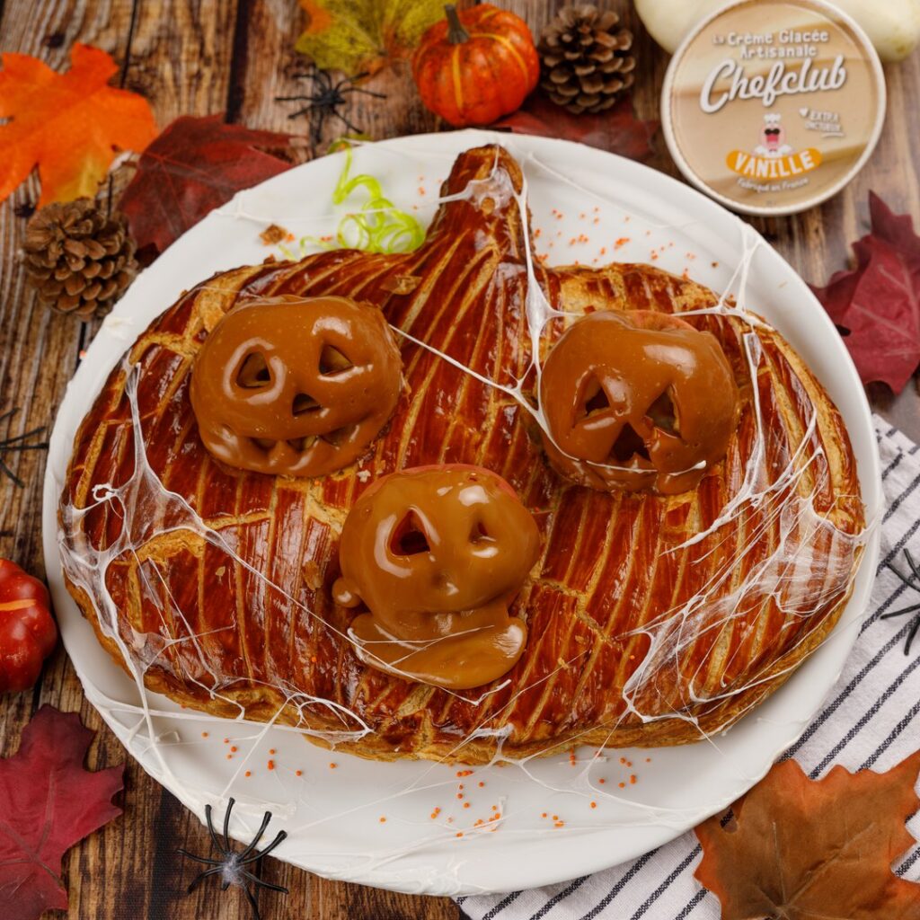 Haunted Caramel Apple