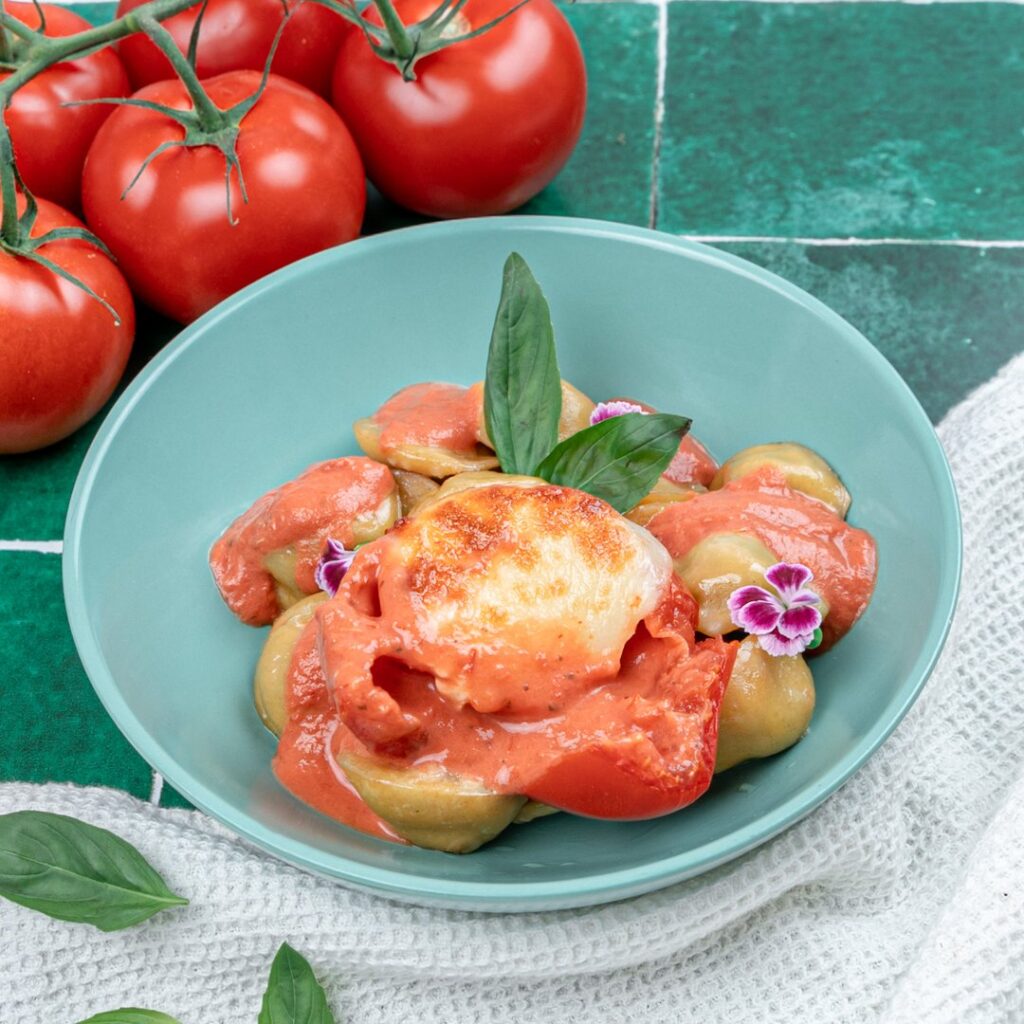 Ravioli mit Fleisch