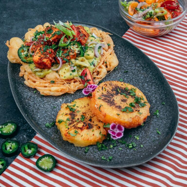 Al Pastor Funnel Tacos
