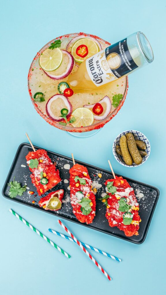 Essiggurken Corndog & Biergarita