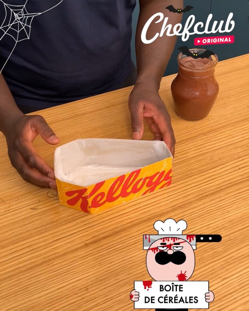 Moulage du cercueil en chocolat