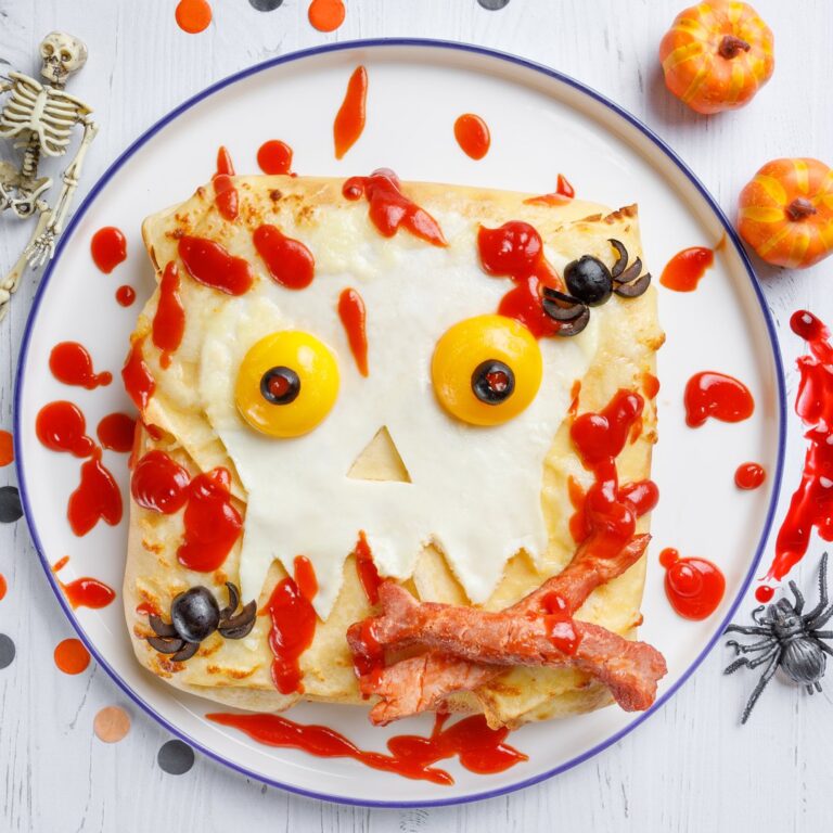 Panqueca mista de Halloween