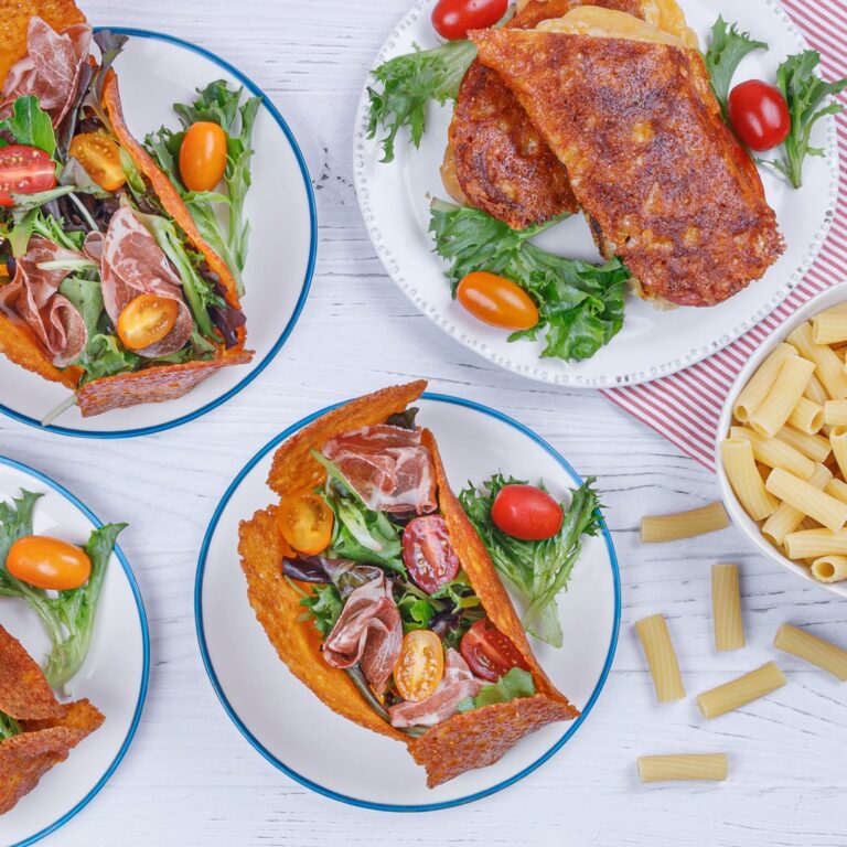 Cestinha de salada & sanduíche de pepperoni