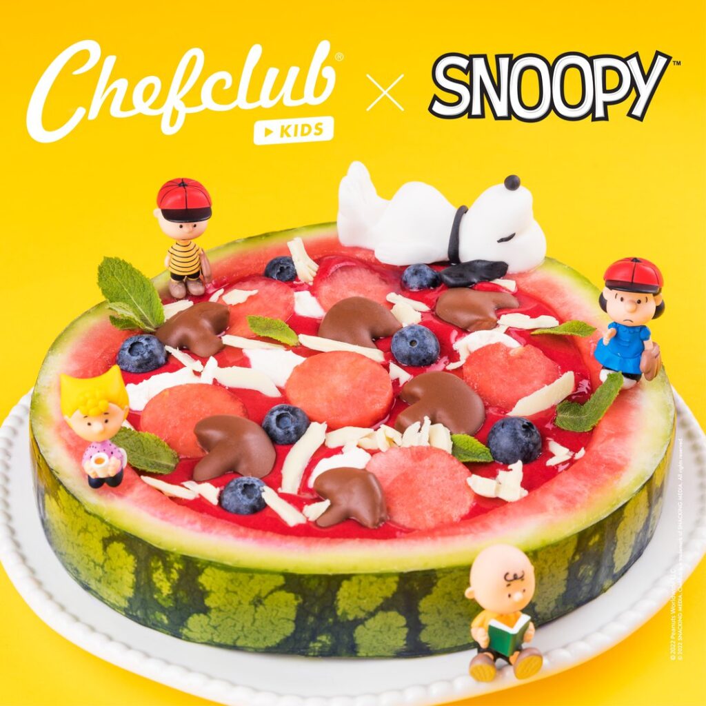 Pizza afrutada de Snoopy!