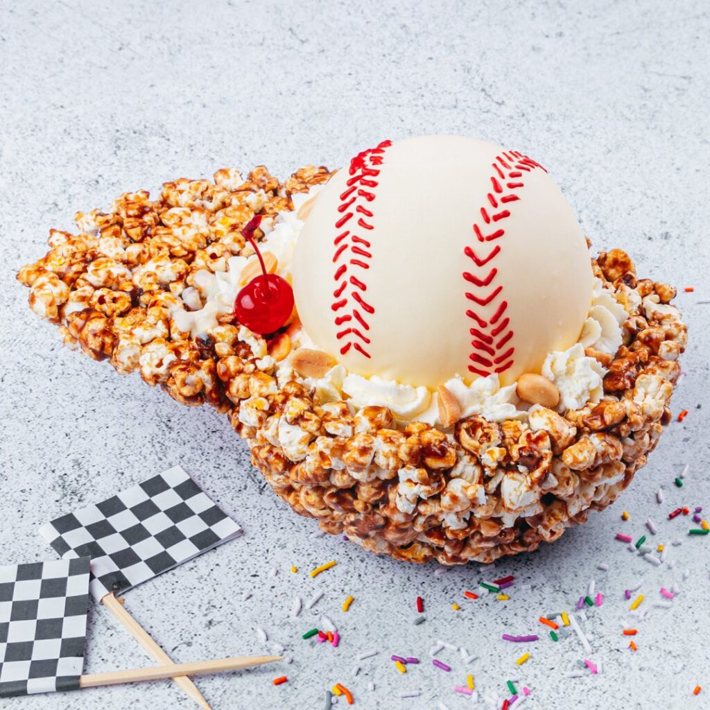 Bola de chocolate con palomitas!