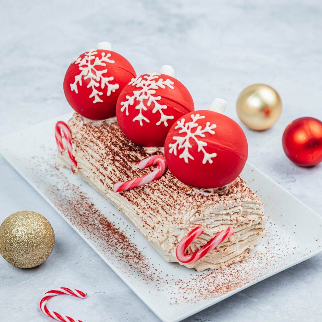 ¡Tronco de Navidad de Tiramisú!