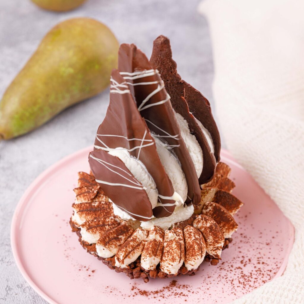Chocolate & Cereal Pear