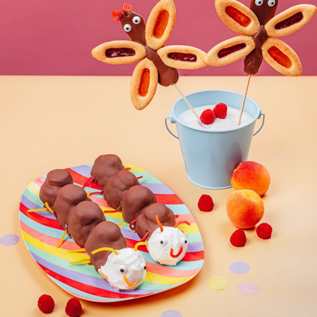 El tiramisú de las orugas que se convierten en mariposas!